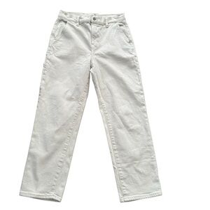 Old Navy White Straight Leg Women's Jeans